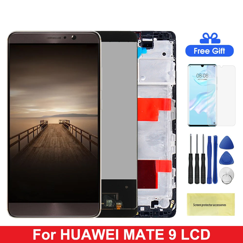 Mate 9 ЖК дисплей для HUAWEI Mate9 с сенсорным экраном дигитайзер Замена Huawei MHA L09 L29