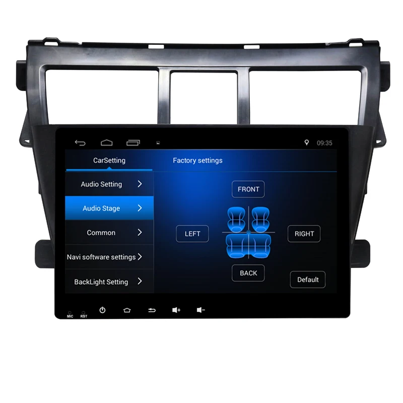 " Android 9,0! Автомобильный DVD ПК Мультимедийный DVD плеер gps Navi Стерео Радио Fit 2007 2008 2009 2010 2011 2012 Toyota VIOS OBD2 DVR