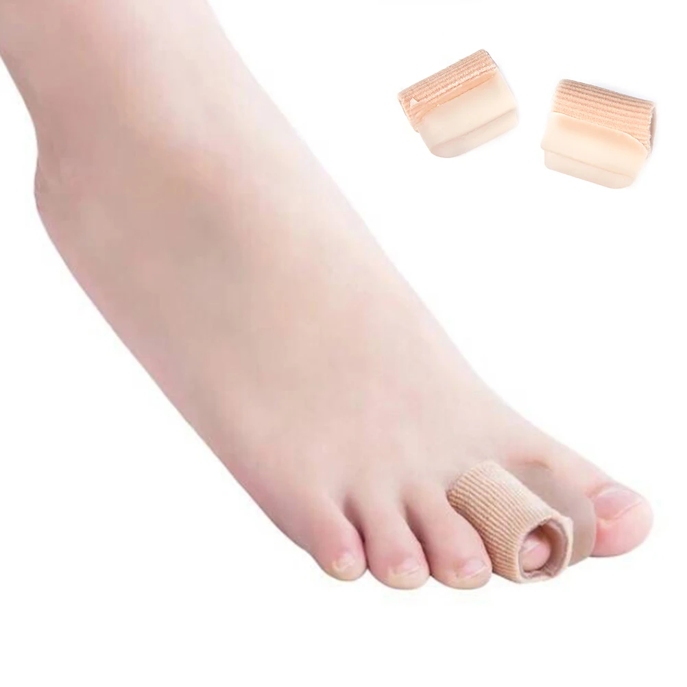 2 шт тканевый гелевый Сепаратор для педикюра Protector Hallux Valgus Pad большой корректор бурсита большого пальца стопы забота о ногах ортопедическая Ортопедия