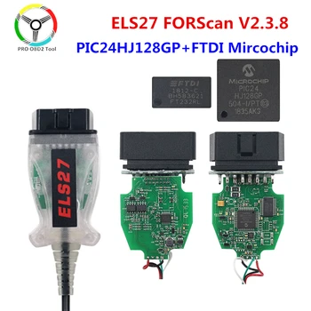 ELS27 FORScan V2.3.8 OBD2 сканер PIC24HJ128GP FTDI Mircochip ELS 27 многоязычный ELS27 для Ford/Mazda/Lincoln/Mercury ELS27 FORScan V2.3.8 OBD2 сканер PIC24HJ128GP FTDI Mircochip ELS 27 многоязычный ELS27 для Ford/Mazda/Lincoln/Mercury