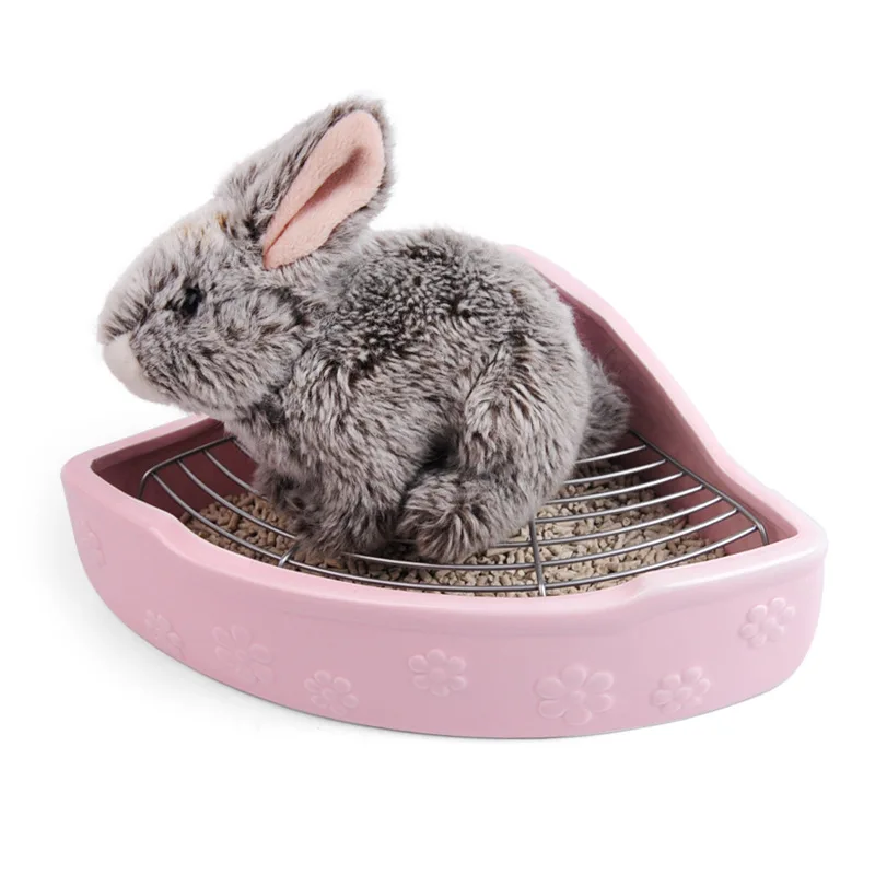 Stainless Steel Scatterless Sliding Tray Litter Box Pan Potty Training