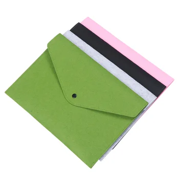 

4PCS Felt A4 Portable Durable Simple Elegant Briefcase Bag File Holder Document Folder for Office Business School