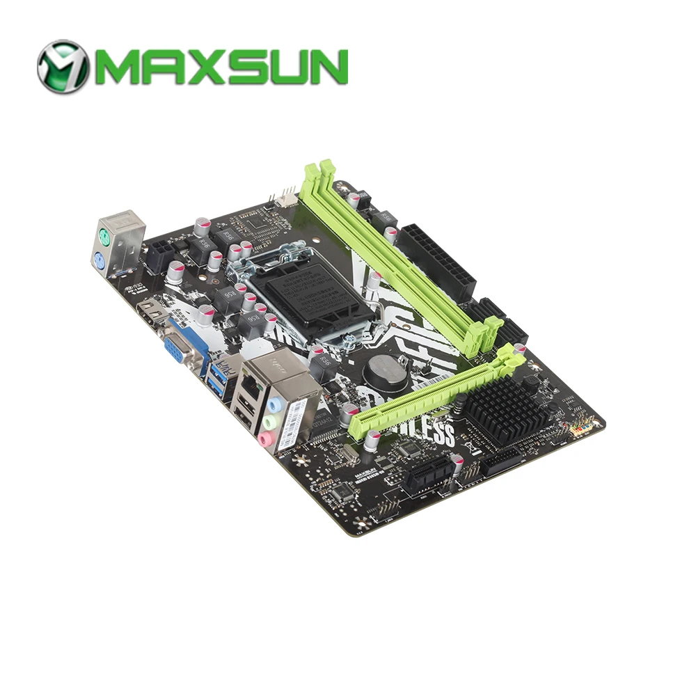 MAXSUN Challenger B365M VH Intel материнская плата mATX LGA 1151 двухканальный DDR4 1000M LAN SATA3.0 USB3.1 VGA HDMI 5