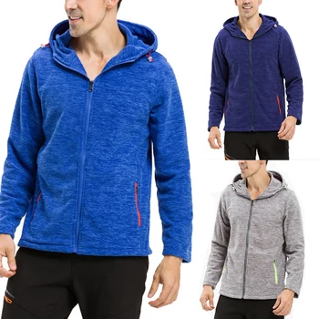 

Outdoor Winter Jacket Thickening Male Boarded Camping Fleece Men's Fashion Jacket Men'sCollar Warm Jackets And Coats