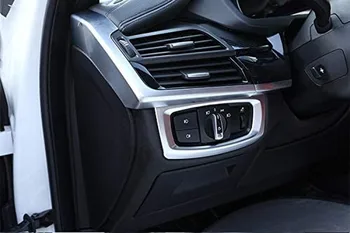 

ABS Chrome Car Front Headlight Switch Cover Frame Trim Sticker 1pc For BMW X5 F15 2018-2014