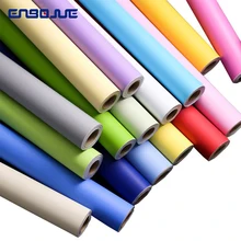 60 см самоклеющиеся матовые обои водонепроницаемый ПВХ общежития спальня сплошной цвет наклейки на стену в офис DIY детская комната обои