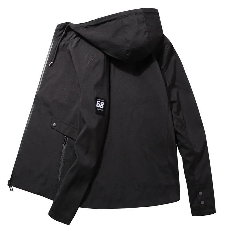 BOLUBAO, Осенние Брендовые мужские тонкие куртки, мужские однотонные простые куртки в британском стиле, новые мужские модные куртки с капюшоном, пальто