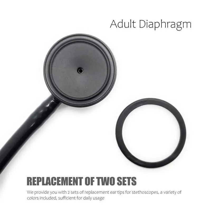 2Sets Durable Stethoscope Earplug Replacement Earbud for Hospital Clinic isolate the interference from external noise PVC Earbud