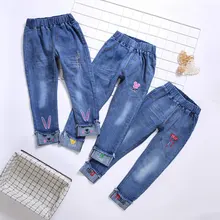 Джинсовые шорты для девочек Лето г. Новые стильные модные детские брюки верхняя одежда летние брюки для больших мальчиков и девочек Универсальная Ткань