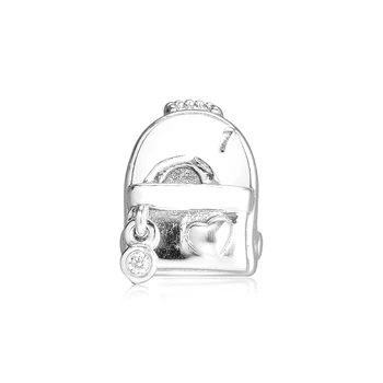 

GPY Adventure Bag Charms 925 Original Fit Pandora Bracelets Sterling Silver Charm Beads for Jewelry Making