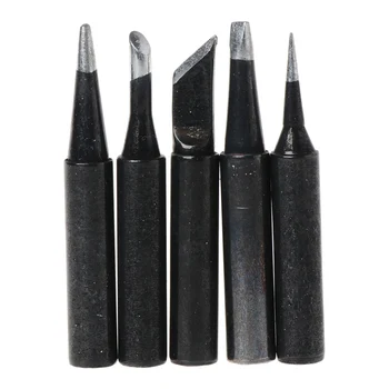 

5Pcs Lead-Free Soldering Solder Iron Tips 900M-T For Hakko 936 SAIKE 909D 852 936d