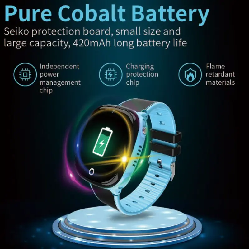 HW11 IP67 Waterproof Smart Watch GPS Tracking Security Fence SOS Call Pedometer Intelligent Watch with Camera for Children Kids