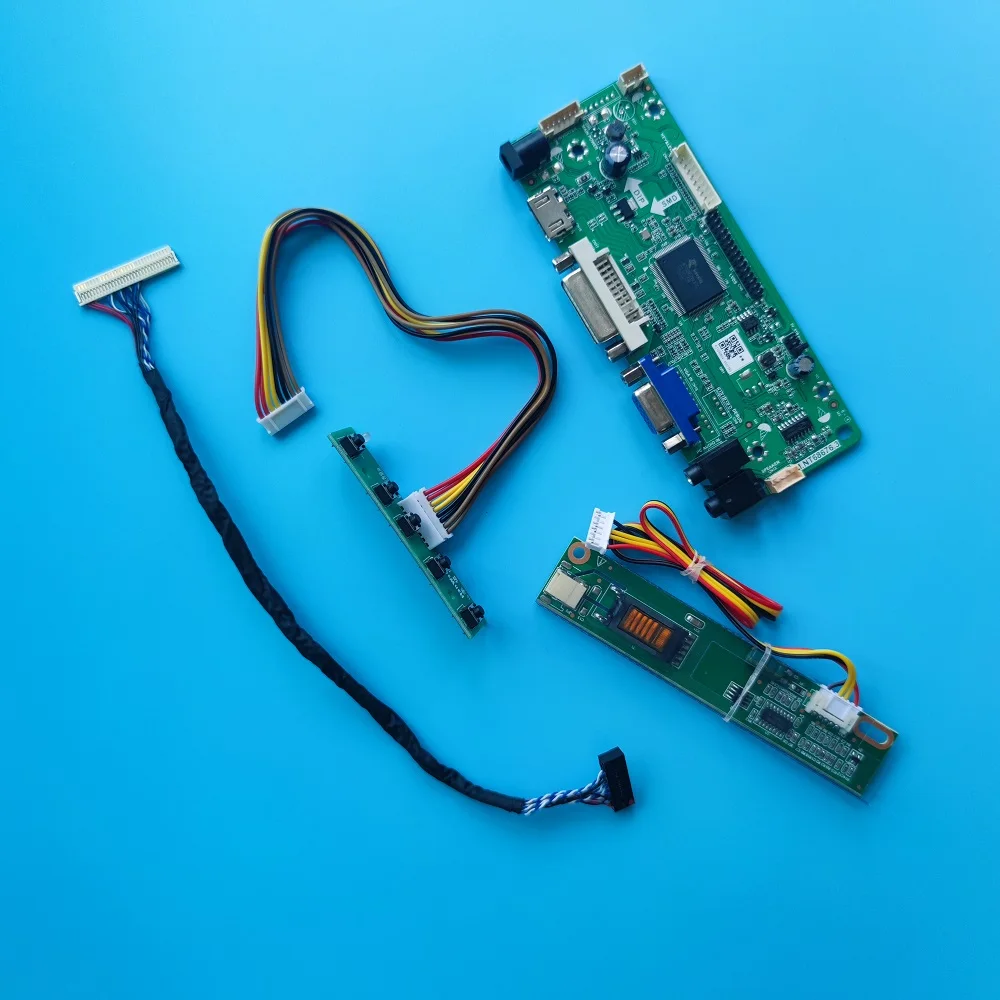Комплект B156XW01 V0/V1/V2 VGA плата контроллера сигнала DVI HDMI-совместимый экран 1 лампа LVDS