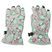 Нескользящие, для детей 2-4 лет, лыжные перчатки для катания на скейтборде(белая луна