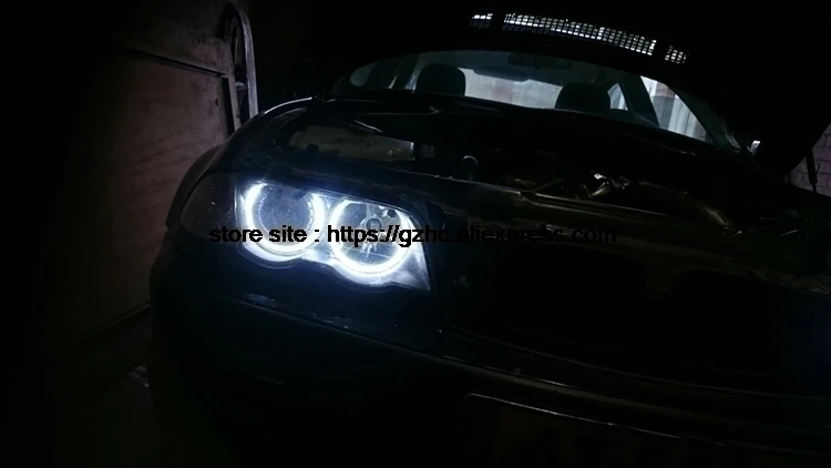 HochiTech для Chevrolet Chevy Epica Magnus 00-05 'ультра яркий дневной свет DRL CCFL ангельские глазки демон глаза комплект Теплый Белый Halo Кольцо
