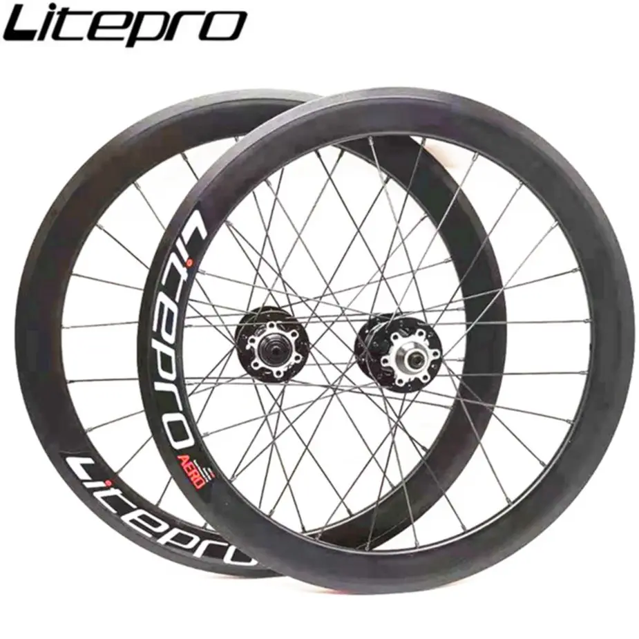 LiteproAEROFoldingBike16Inch349VDiscBrake11SpeedWheelset4