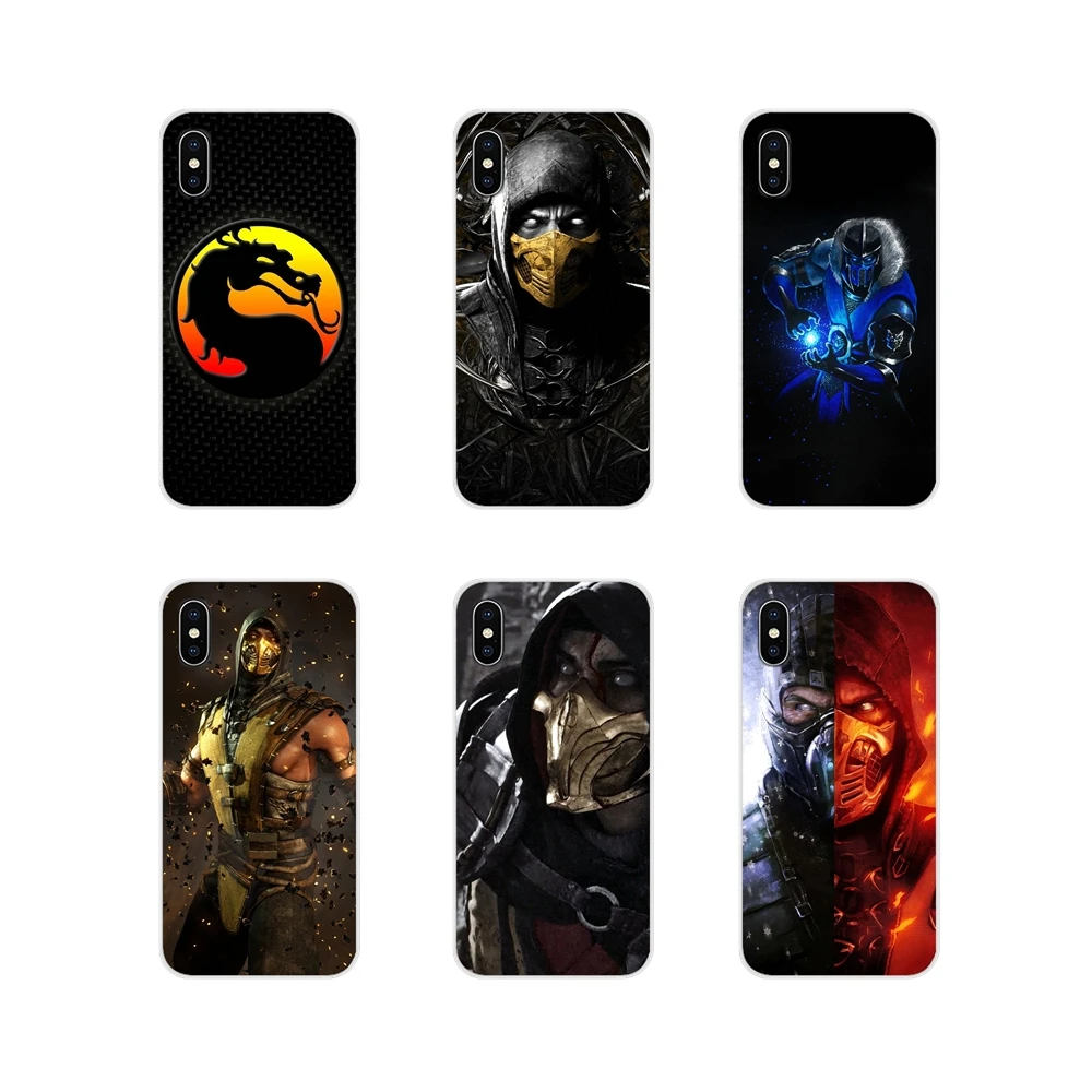 Mortal Kombat Скорпион маска для Apple iPhone X XR XS 11 12Pro MAX 4S 5S 5C SE 2020 6S 7 8 Plus ipod 5 6 мобильный