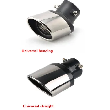 

Universal Car Exhaust Pipe Muffler tail pipe Car Accessories for Skoda Octavia A2 A5 A7 Fabia Rapid Superb Yeti Roomster