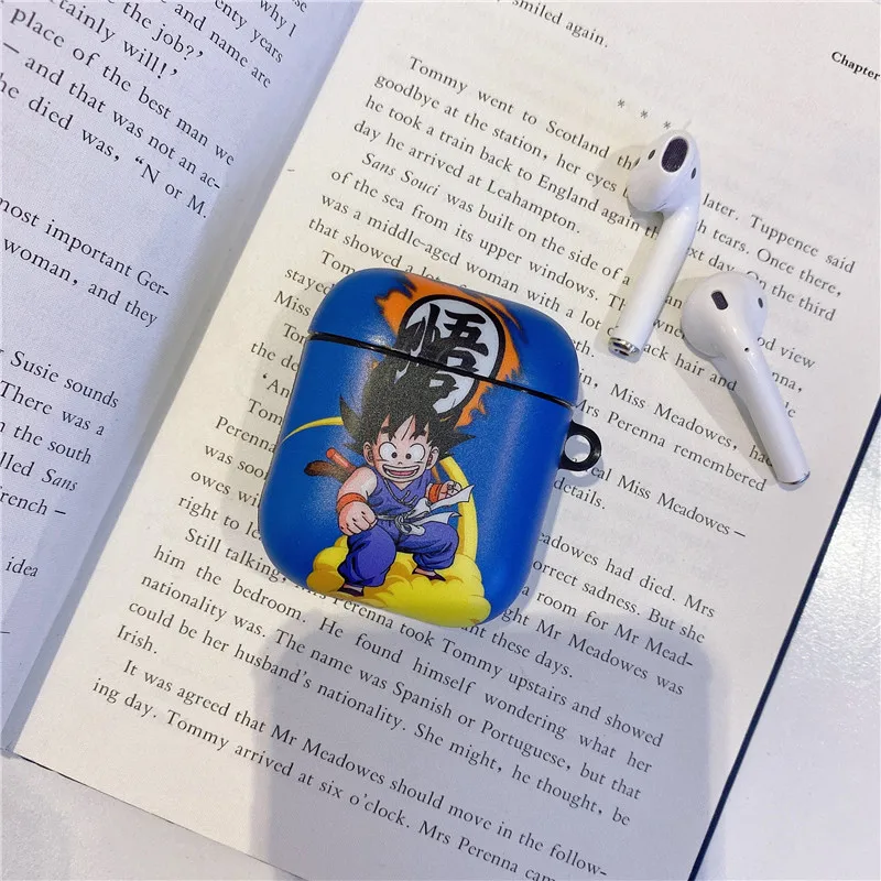Модный мягкий чехол Dragon Ball Son Goku для Apple, чехол Airpods airpdos 1/2, чехол, беспроводной Bluetooth, наушники, гарнитура, чехол