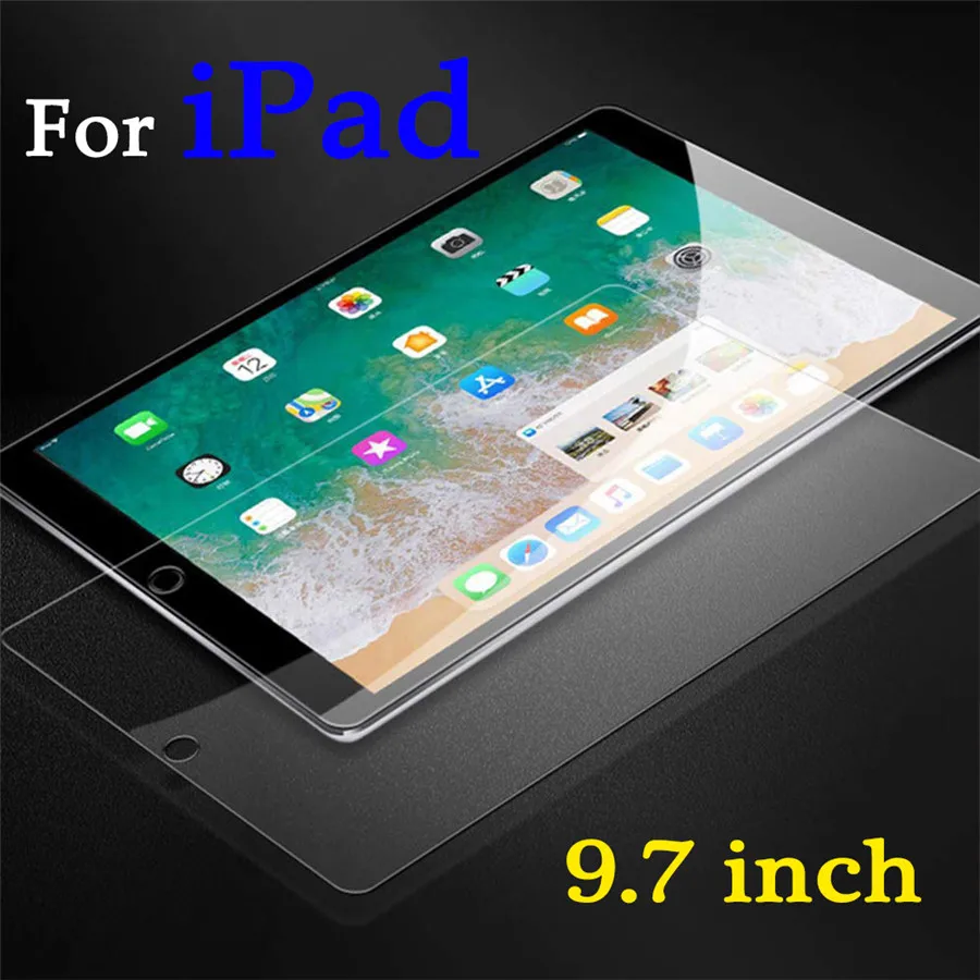 

Ipad2018 protective glass for apple ipad 9.7 inch screen protector 5 6 2018 2017 generation pro 5gen air 1 2 5th 6th pro9.7 film