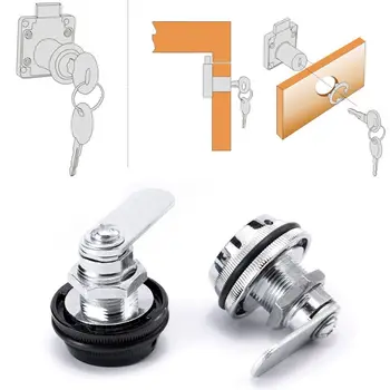 

3-Digit Combination Mailbox Lock 7/8" Rotary Tongue Cam Lock for Cabinet Drawer M89B
