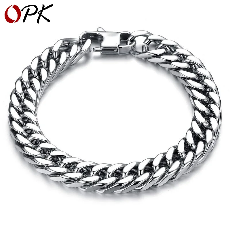 

New Style Listed Widened Rough Cool Menzerna Titanium Steel Bracelets Healthy Beauty Muscle Accessories Gift