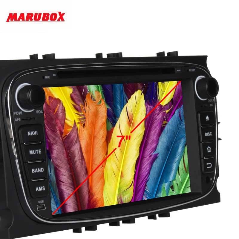 Marubox KD7053 автомобильный мультимедийный плеер для Mondeo 2007-2010,64 GB Автомобильный dvd-плеер с DSP, gps-навигацией, Bluetooth, Wifi