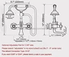 Bathtub Faucet Golden Wall Mounted Rain Shower Faucet Round Handheld 2 Handle Luxury Bathroom Mixer Tap Set Nna848 2