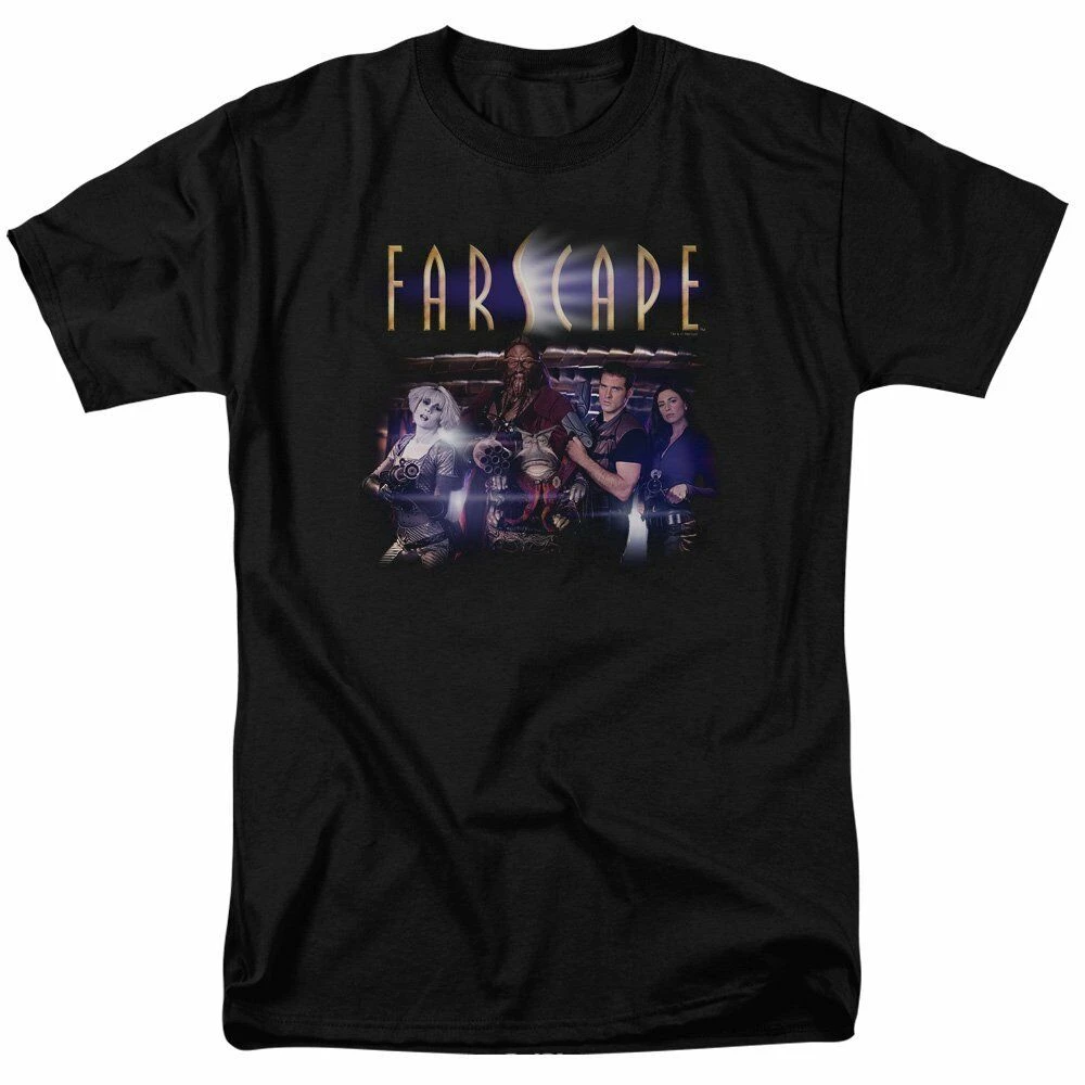 Trevco Men'S Farscape Не вешай носа Хизер взрослая футболка Черная средняя Мода 191782096838 Классическая