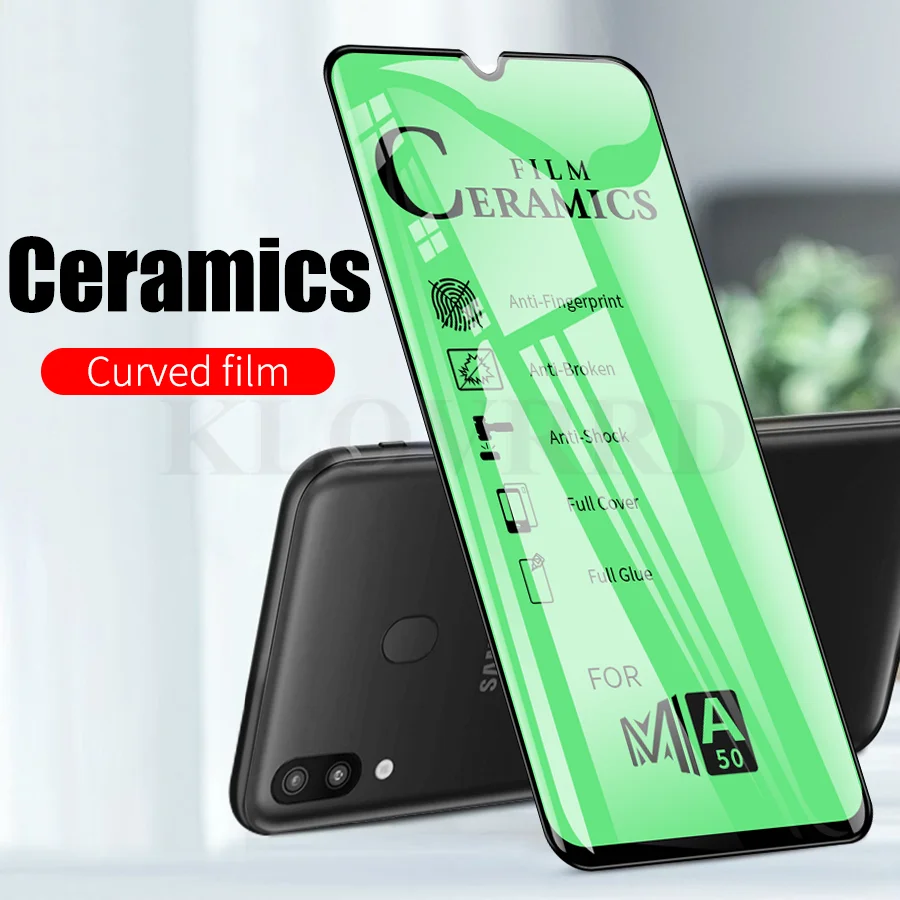 

Soft Ceramic Film For Samsung Galaxy A50 9D Full Glue Cover Film A30 A40 A70 A51 A71 A7 A9 M30s Screen Protector(Not Glass)