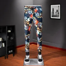 Zomer Mode Merk Nieuwe Pantalon Hombre мужские джоггеры Broek повседневные облегающие с принтом Harembroek Mannen Broek Joggingbroek