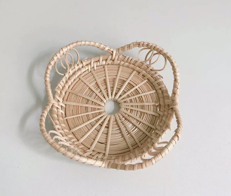 Rattan-Cup-Holder-Drink-Coasters-Natural-Woven-Floral-Shape-Heat-Insulation-Round-Tea-Pot-Placemat-Table-Decoration-Accessories