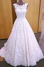 Special Price Princess Lace Wedding Dresses Bridal Gown Sweep Train robe de mariee Custom-made bodas Special Price Princess Lace Wedding Dresses Bridal Gown Sweep Train robe de mariee Custom-made bodas