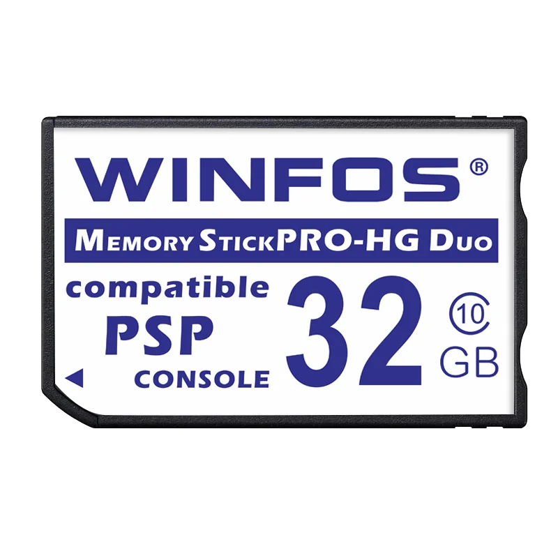 32 Гб Winfos для psp аксессуары 8 ГБ 16 ГБ 32 ГБ MS Pro Duo карта памяти полная реальная емкость - Емкость: 32 Гб