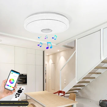 

Modern LED Smart Ceiling Light WiFi / APP Intelligent Control Ceiling Lamp RGB Dimming Bedroom Lamp Smart Ceiling Lamp