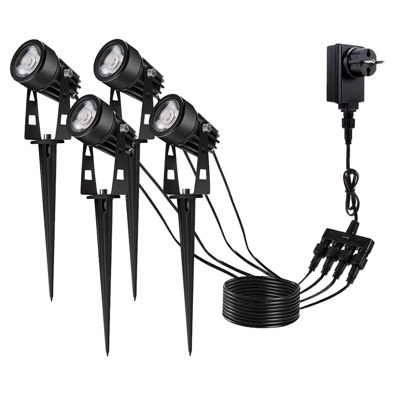 

Reusable 1pcs Waterproof Model Walkway Light Gardon Lamp 3w 2800K-3200K Optional Plug Type New Arrival