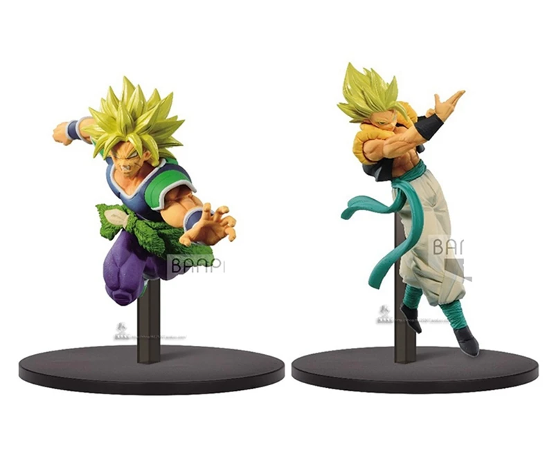 one set WSTXBD Banpresto Dragon Ball Z DBZ матч SSJ Broly VS Gogeta фигурка фигурки Brinquedos - Цвет: one set