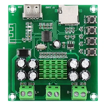 

TPA3116D2 o Power Amplifier Board 2 Channel Power Amplifier Module Support Bluetooth 5.0 USB Disk TF Card Player