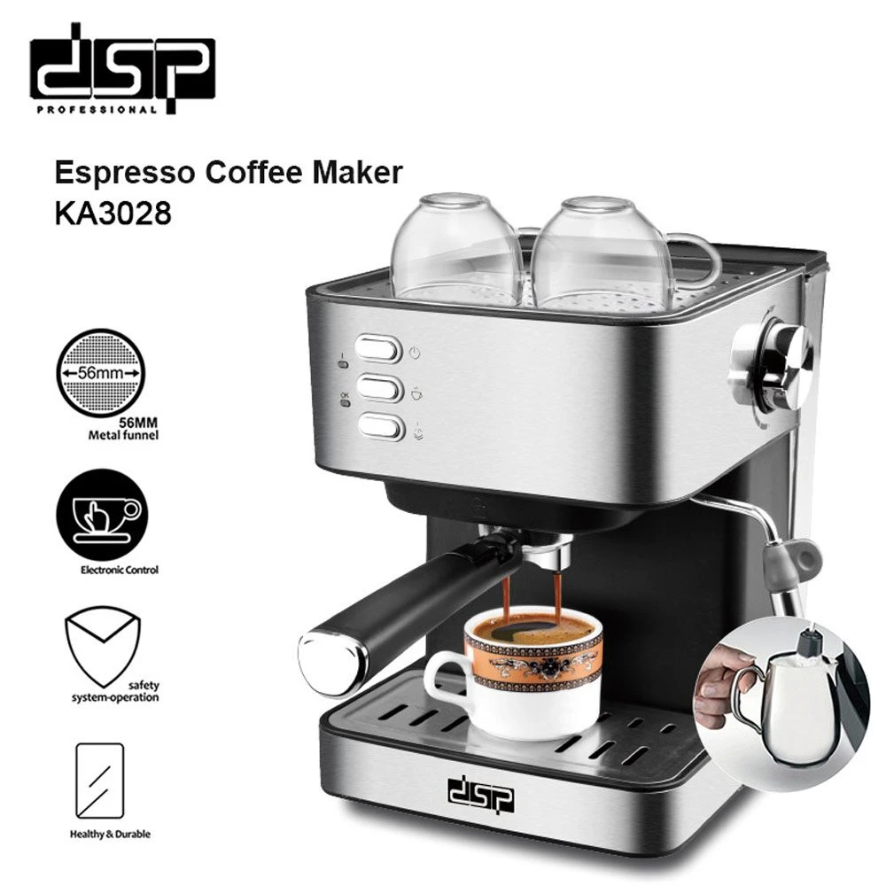 Cafetera italiana el hogar, máquina de café con burbujas de leche, capuchino, café Latte, Bar|Cafeteras| - AliExpress