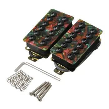 

Yibuy Deep Celluliod Plastic Electric Guitar Pickup Umbrella Screw Double Set