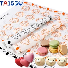 Silicone baking esteira fondant bakeware macaron forno casa antiaderente ferramentas de cozimento para bolos ferramentas de pastelaria folha massa rolo esteiras almofada
