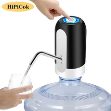 

HiPiCok Water Pump 19 Liters Bottle Pump for Water One Click Auto Water Dispenser Mini USB Electric Dispenser for Home Gadgets