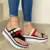 Летняя мода Женские босоножки на танкетке Пляжные Повседневные женские туфли на платформе с открытым носком Slingback Lady Смешанные Цвета Сандалии с пряжкой