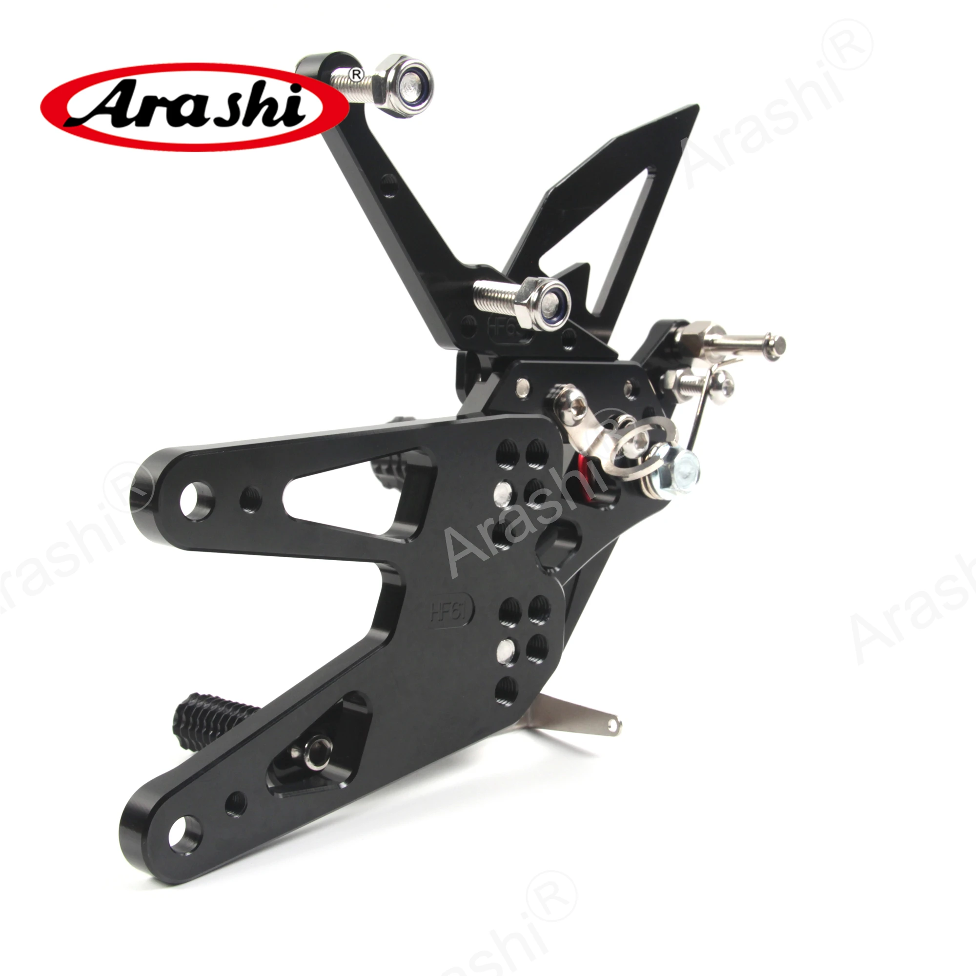 Arashi YZF-R6 с ЧПУ Регулируемая подножка для YAMAHA YZF R6 2003 2004 2005 подножки Rider задние наборы Rearset Подножка для ног алюминий