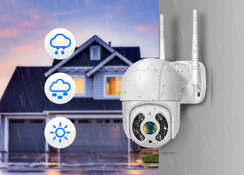 Livre à Prova Dome sem Fio Câmera de Segurança ip ao ar Câmera Dvelocidade Água Velocidade wi fi Pan Tilt 4x Zoom Digital Rede Vigilância 1080 p Ptz 7 sem fio wi fi câmera de segurança