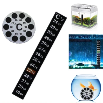 

1PC stick-on digital aquarium Fish Tank fridge Thermometer Sticker Temperature temp measurement stickers Measurement Tool