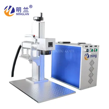 

30W Free shipping fiber laser marking machine / laser marking machine portable colorful fiber marking machine / metal marking