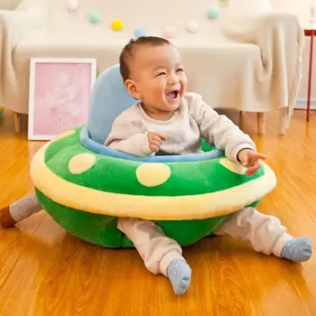 

Cute Outer Space Baby Sofa Cover Skin Learning To Sit Chair Case Skin for Infant Feeding Sofa Washable Baby Seat Cover No Cotton