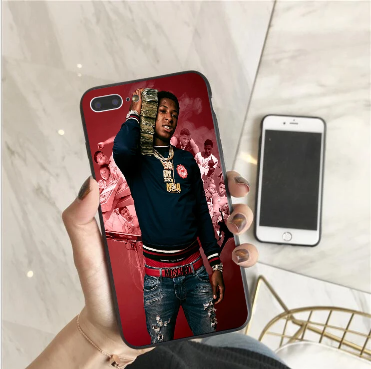 Чехол для iPhone X XR XS MAX Never Broke снова YoungBoy Pop rapper чехол для iPhone 11 6S 7 8Plus Мягкий силиконовый чехол - Цвет: TPU