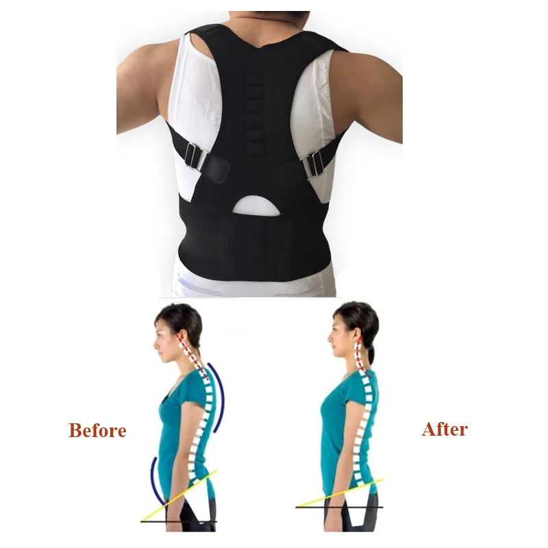 Adjustable Orthopedic Posture Correct Braces Support Corset Corrector Posture Magentic Corrector Postura Shoulder Support Corset 1 Adjustable Orthopedic Posture Correct Braces Support Corset Corrector Posture Magentic Corrector Postura Shoulder Support Corset 3